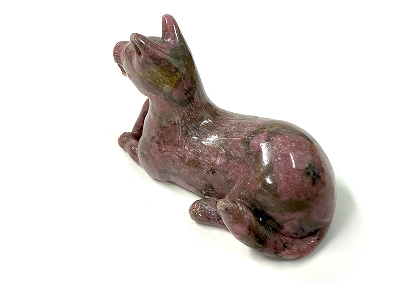 玫瑰石動物擺件(大)-狗